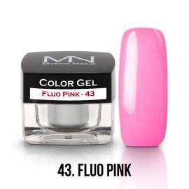 Gel UV Colorat Clasic - nr - 43 - Fluo Pink- 4 gr