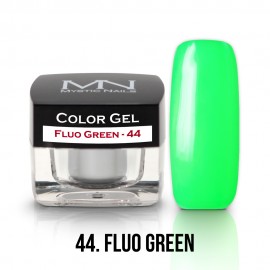 Gel UV Colorat Clasic - nr - 44 - Fluo Green- 4 gr