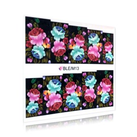 Sticker Unghii - Motiv Floral - BLE/M13