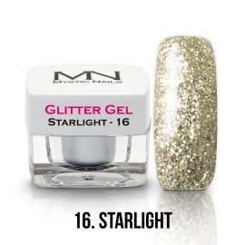 Gel UV cu Sclipici - nr.16 - Starlight - 4g