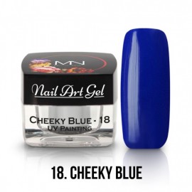 Gel UV - Nail Art Painting nr. 18 - Cheeky Blue - 4 gr