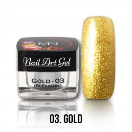 Gel UV - Nail Art Painting nr. 03 - Gold - 4 gr