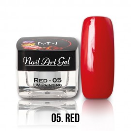 Gel UV - Nail Art Painting nr. 05 - Red - 4 gr