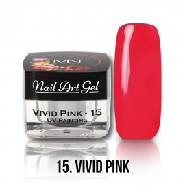 Gel UV - Nail Art Painting nr. 15 - Vivid Pink - 4 gr