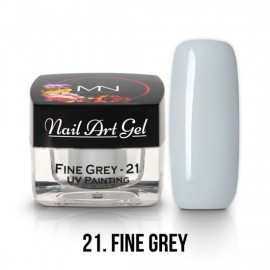 UV Painting Nail Art Gel - 21 - Fine Grey - 4g