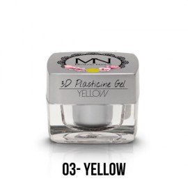 Geluri UV Colorate - Gel Plastilină 3D - 03 - Yellow - 3,5g