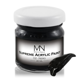 Supreme Acrylic Paint - no.02 - Nero - 40 ml